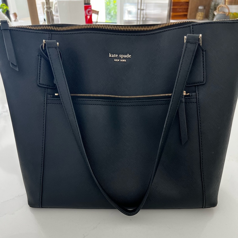Kate Spade Tote- leather Black
